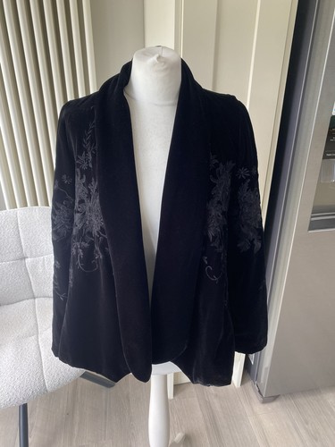 Zara black velvet - black,