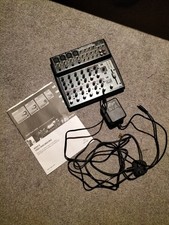 Behringer Xenyx 1202 12-Channel Analog Mixer with Power Supply & Manual
