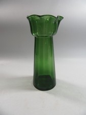 Vintage Tall Green  Glass