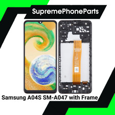 For Samsung Galaxy A04s A047 Replacement LCD Touch Screen Digitizer With Frame