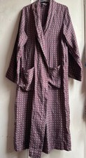 ♲Luxurious *LLOYD ATTREE & SMITH* Vintage 100% Silk Kimono Dressing Gown M♲