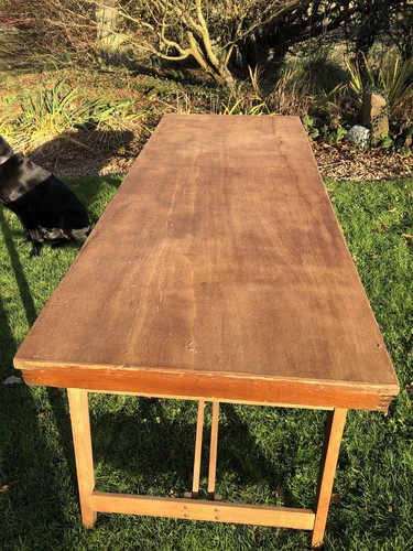 Vintage strong wooden trestle - vintage,