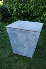 XXL Zinc Square Planter Garden