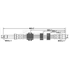 Brake Hose For VW Golf MK3 1.9