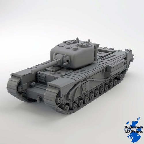 Churchill na75 tank ww2 - churchill,