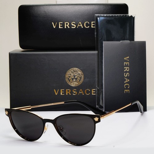Versace sunglasses black gold - versace,