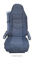 1x PREMIUM UNIVERSAL BLACK COMFORT PADDED SEAT COVER CUSHIONED FOR TRUCK LORRY