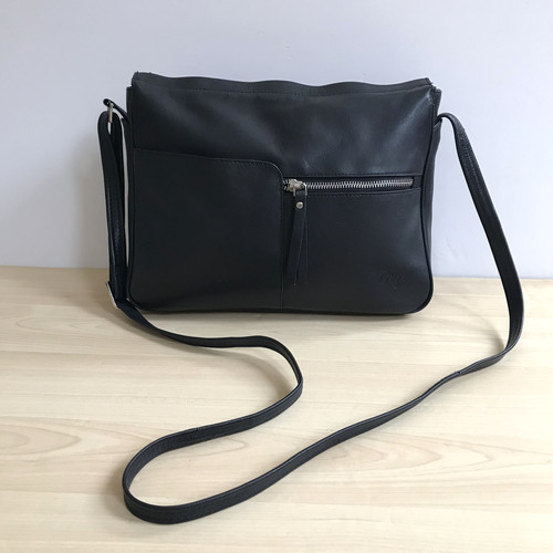 Gigi dark navy - blue, leather
