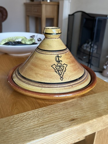 Vintage moroccan tagine pot - tagine,