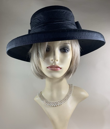 Vintage 1980s black silk - black,