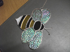 Stained Glass Bumble-Bee