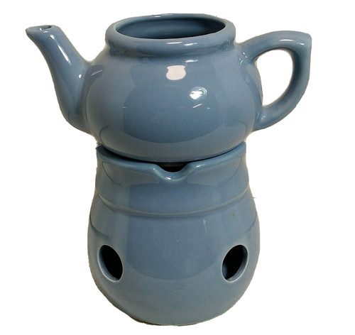 Vtg teapot wax pie warmer - vtg,