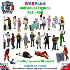 Figures 301 to 400   -  1/32 scale, WASPslot, scenery, spectator, unpainted