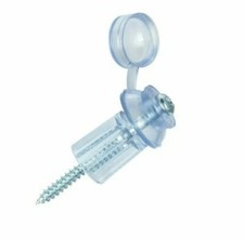 100 fixings for clear corrugated sheets 3" profile, screws, caps and spacers