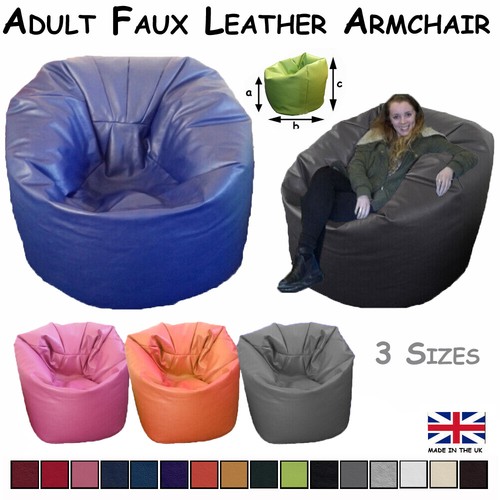 Large beanbag faux leather - large,