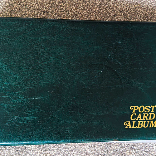 Green post card - card,