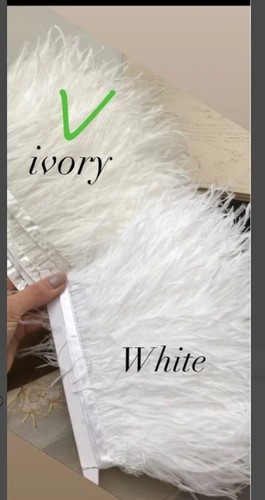 Meter ostrich feather - 1,