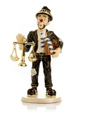 Keren Kopal Clown Lawyer  Trinket Box Decorated with  Austrian Crystals