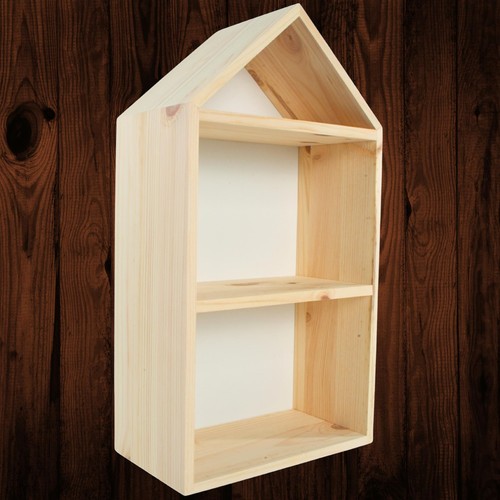 Narrow wooden house shaped - wooden,