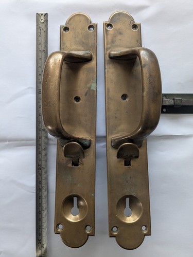 Antique brass door - brass,