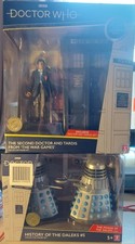 Doctor Who figures Second Doctor Tardis  History Of The Daleks 5 Power Daleks