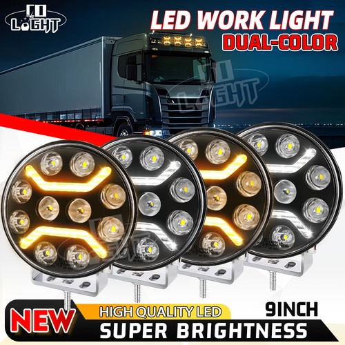 Round full led spot - 9",