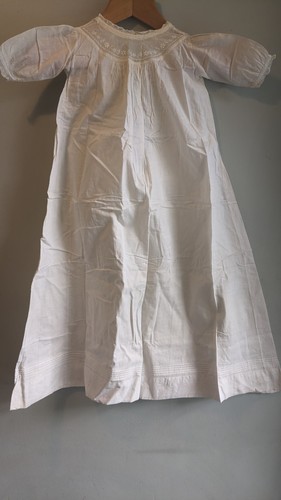 Vintage christening gown with - christening,