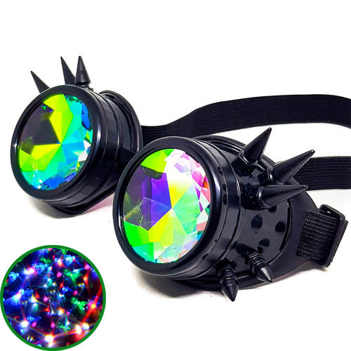Steampunk kaleidoscope goggles - kaleidoscope,