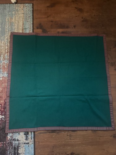 Green baize bridge table - bridge, cloth