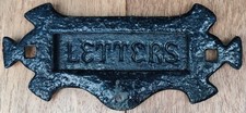 Vintage Cast Iron LETTERS Door
