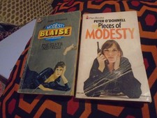 2 Modesty Blaise books -