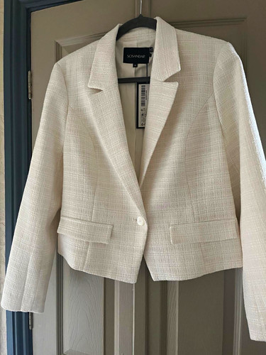 Sosandar ivory boucle lined - sosandar,