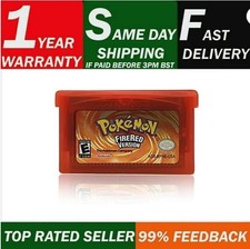 FireRed Version Game For Gameboy Advance Pokemon Set GBA FireRed Catridge