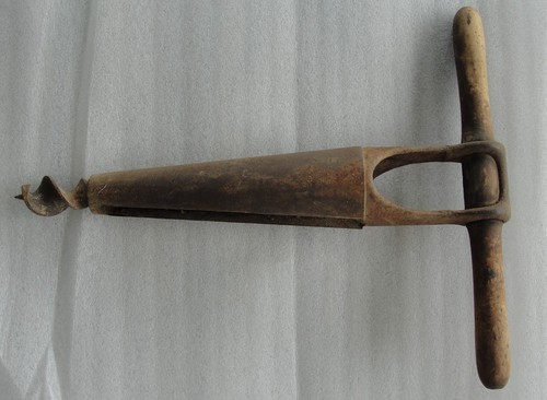 Antique bung hole reamer - hole,