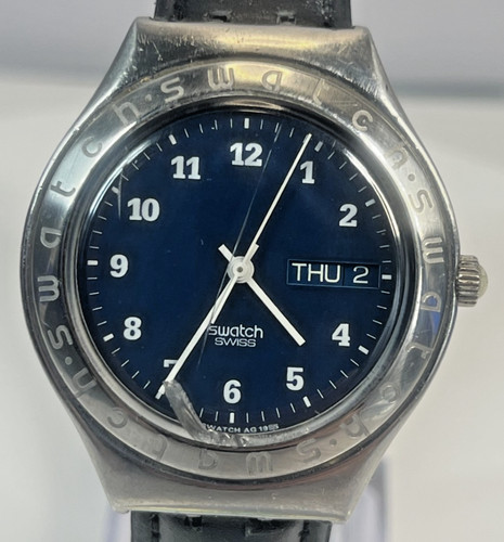 Vintage swatch irony big blue - vintage,