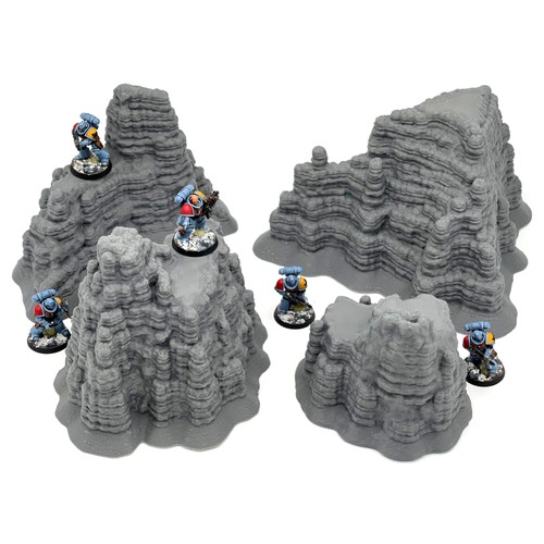 Stratified dessert rock - rock, bundle