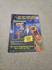 TPEEP458 MAGAZINE ADVERT 11X8" SCOOBY-DOO! AND THE LOCH NESS MONSTER 
