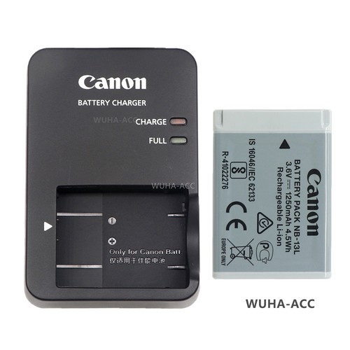Genuine canon 13l battery - nb-13l, +