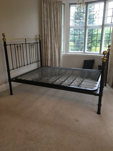 Victorian brass iron 5ft - brass,