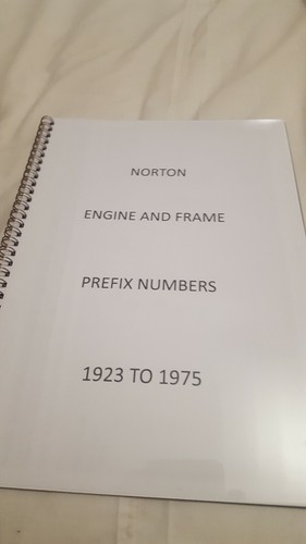 Norton motorcycle 1923 - 1923, 1975