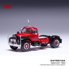 IXO MODEL TRUCKS MACK B61 1953 RED/BLACK 1-64 SCALE 64TR012A