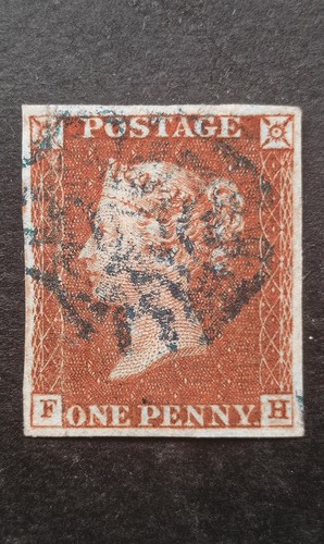 Queen victoria penny red - gb,