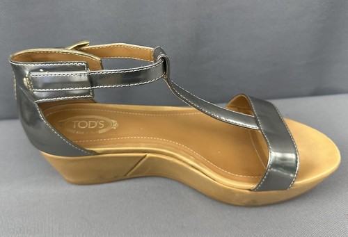 Tod silver platform wedge - tod's,