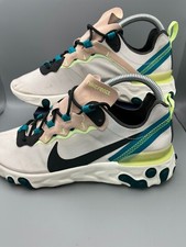 Nike React Element 55 Fossil Stone Running Shoes Women’s Size UK 6.5 VGC