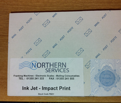 Franking labels per - franking, labels–(2