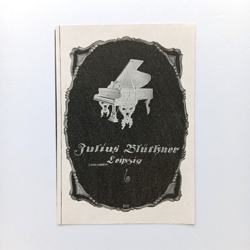 1929 julius blüthner leipzig - julius,