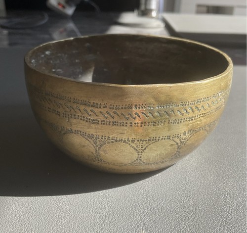 Antique brass bowl - antique,