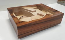 Baltic birch plywood plinth for Lenco L70/L75 veneered in Palisander