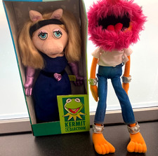 Igel Muppet Show Miss Piggy Soft Toy Plush In Original Box 17" + Free Animal 18"
