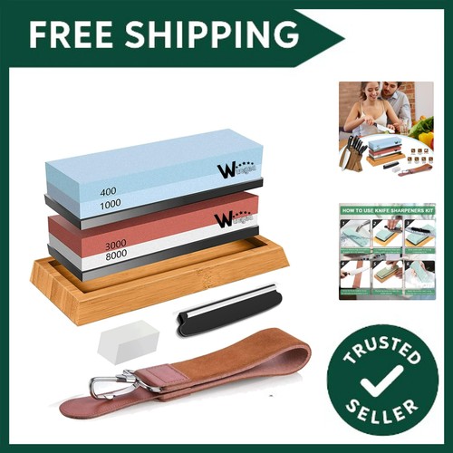 Knife sharpening stone kit - knife,